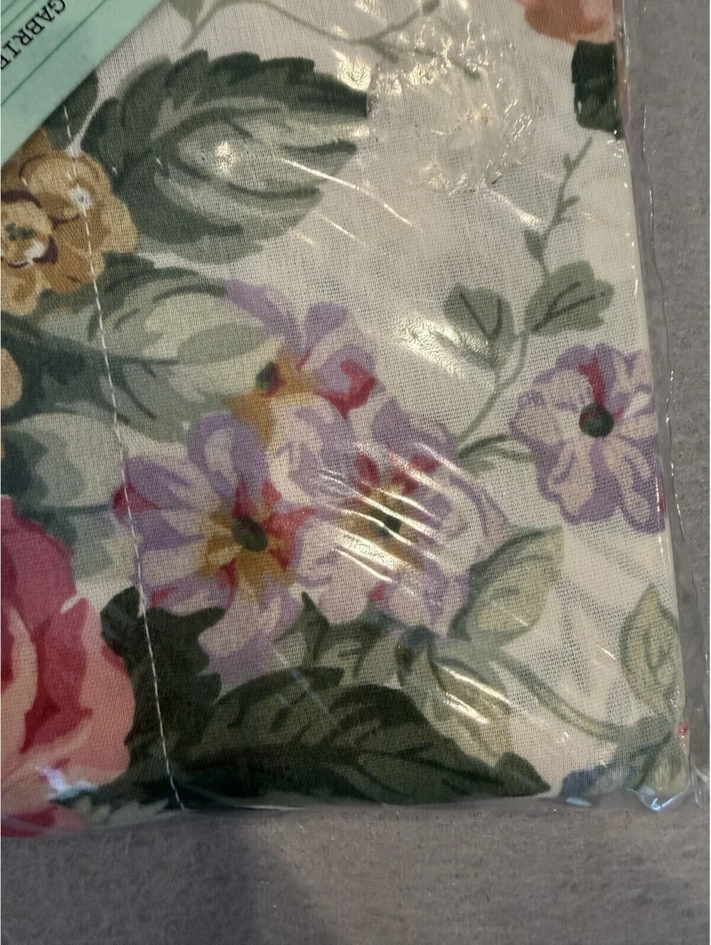 Dan Rivers Set Of 2 Balloon Valances Floral Cottage Shabby Chic NWT